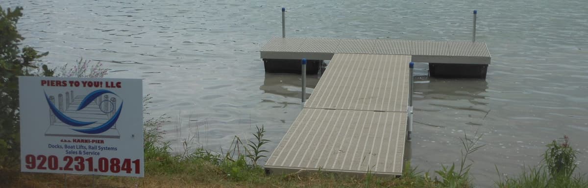 Lakefront dock project completed July 2012